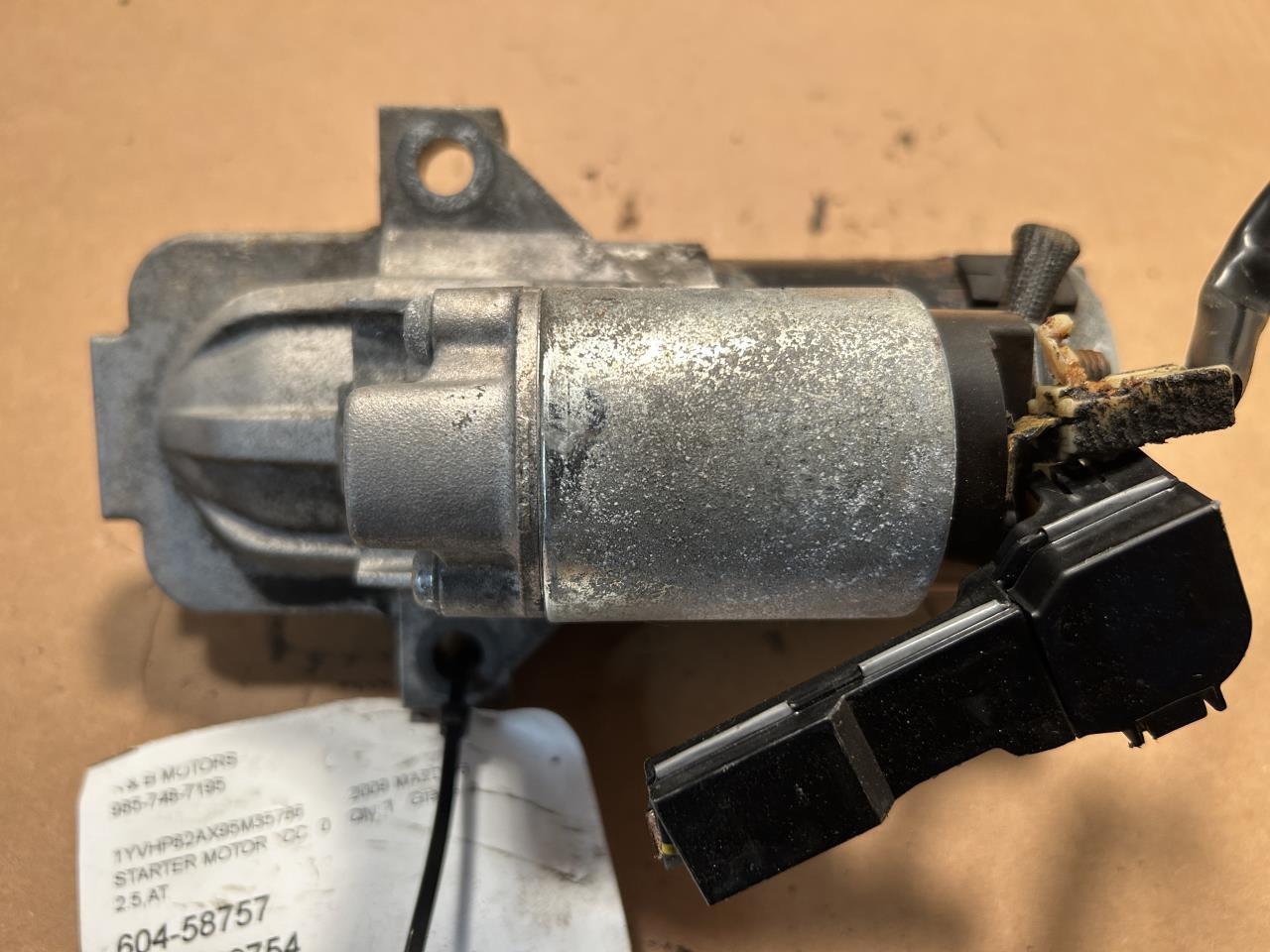 2003 thru 2010 Mazda 6 Engine Starter Motor