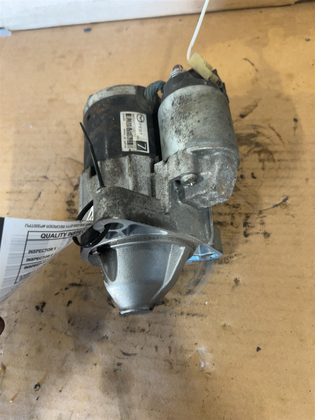 2012 thru 2022 Mazda 3, Mazda CX3, Mazda CX5 Engine Starter Motor 2.0L VIN 7