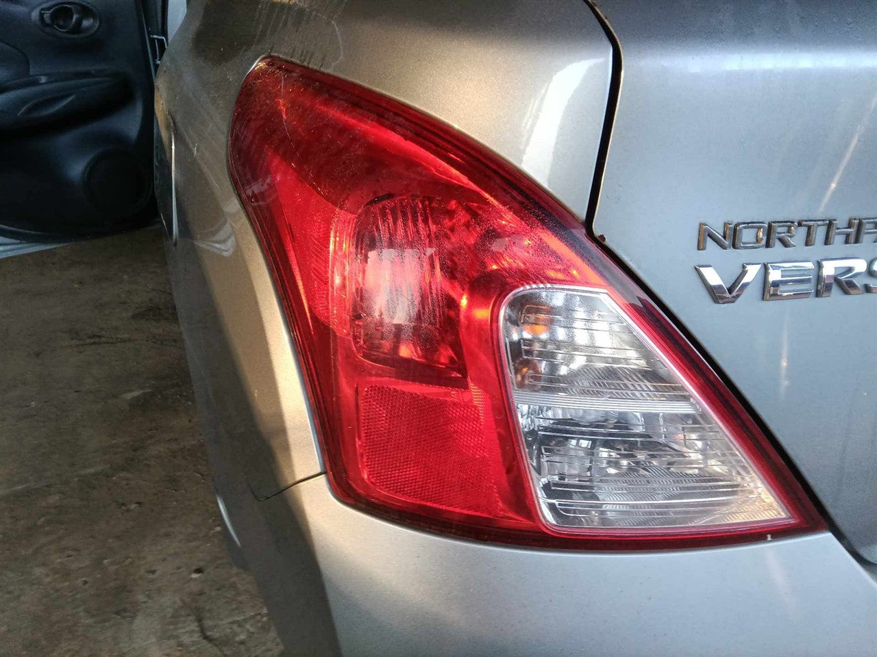 2012 thru 2019 Nissan Versa Driver Side Left Tail Light Lamp Assembly quarter panel mounted L
