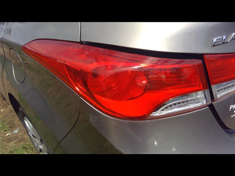 2011 2012 2013 Hyundai Elantra Driver Side Left Tail Light Lamp Assembly Sdn quarter panel mounted US built L
