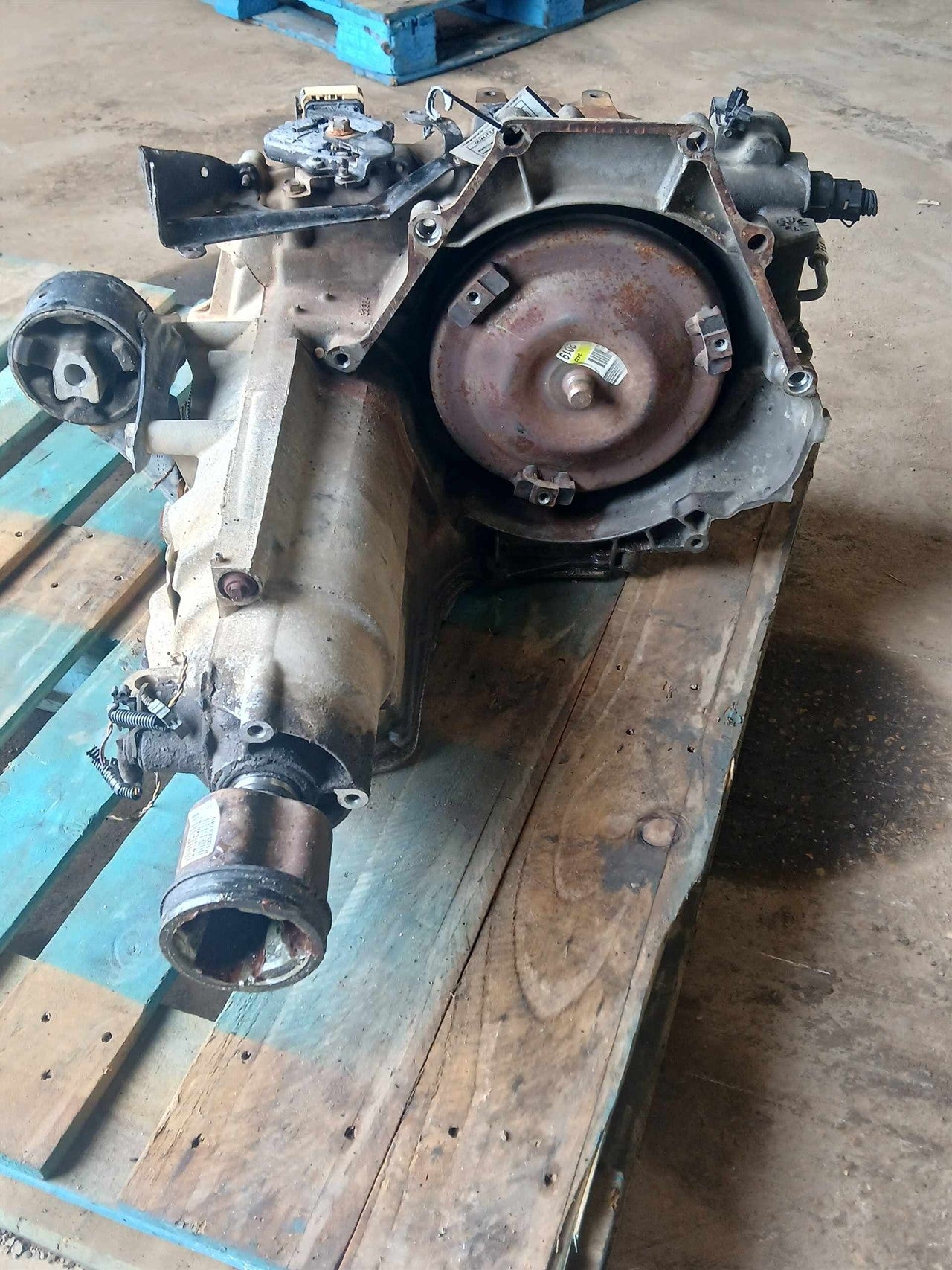 2005 2006 Pontiac G6, Chevrolet Malibu Transmission Transaxle Assembly 3.5L AT 3.29 axle ratio opt FR9 ID EVJ