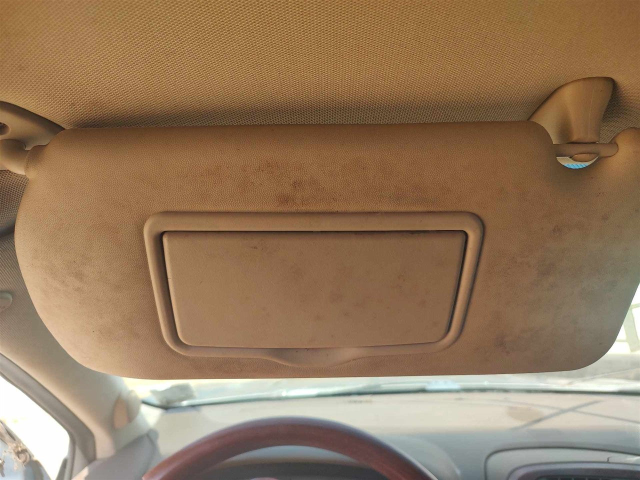 2003 thru 2007 Cadillac CTS Driver Side Left Sun Visor L without garage door opener