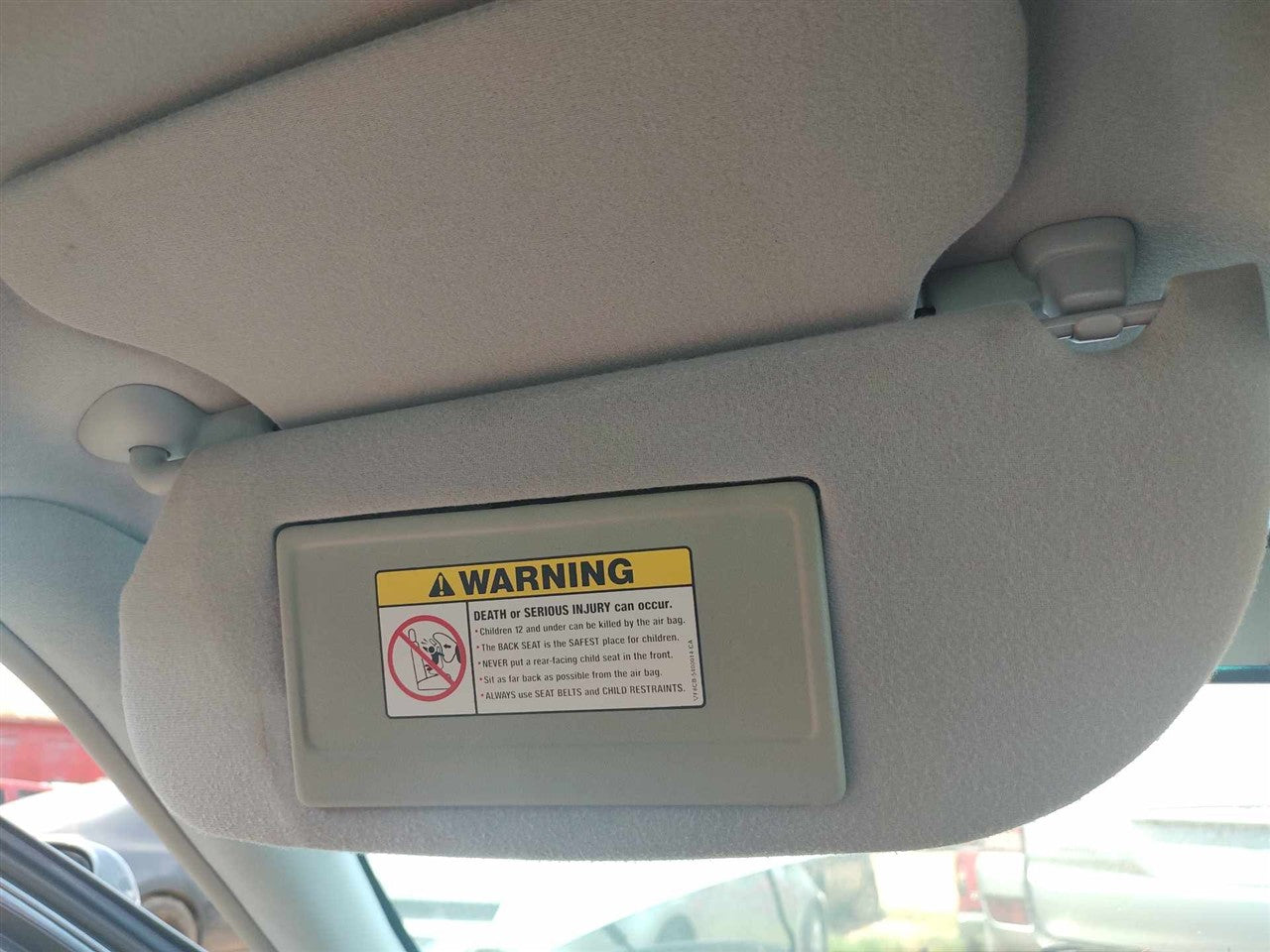 2004 Lincoln and Town CAR Driver Side Left Sun Visor illuminated L garage door opener