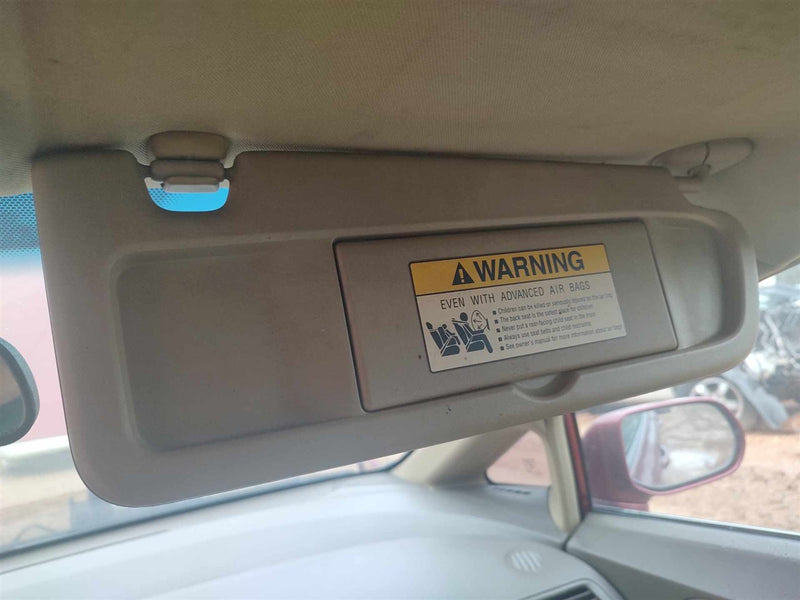 2006 thru 2011 Acura CSX, Honda Civic Passenger Side Right Sun Visor without illumination R