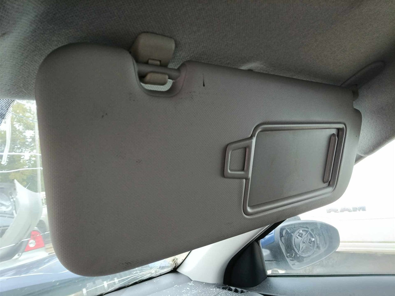 2019 2020 2021 KIA Forte Passenger Side Right Sun Visor without sunroof R
