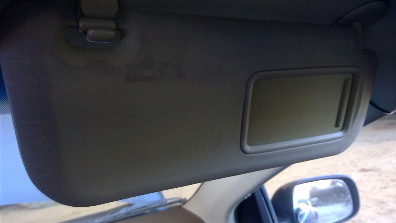 2007 thru 2011 Toyota Yaris Passenger Side Right Sun Visor Sdn R
