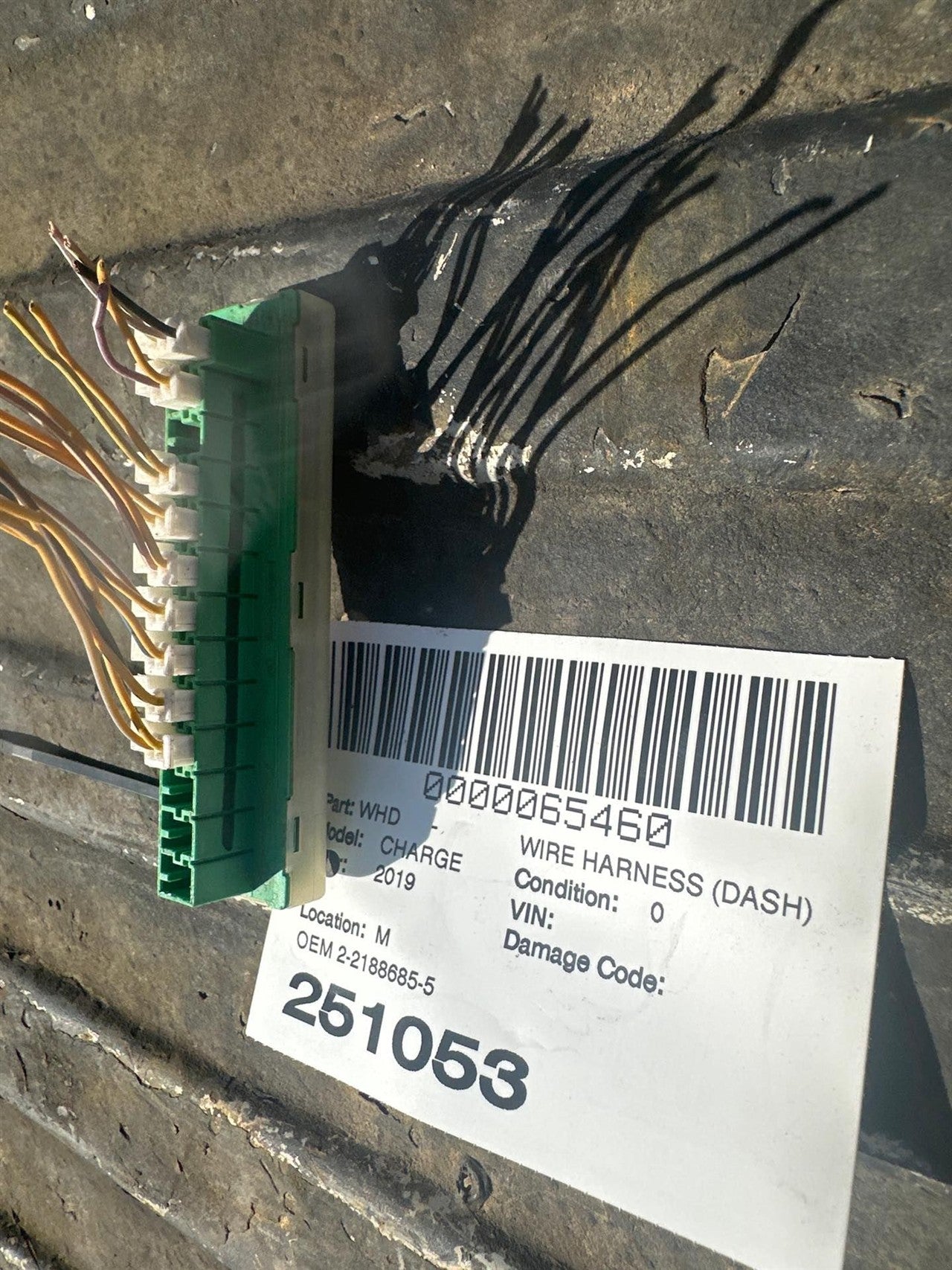 2019 Dodge Charger Dash Wire Harness