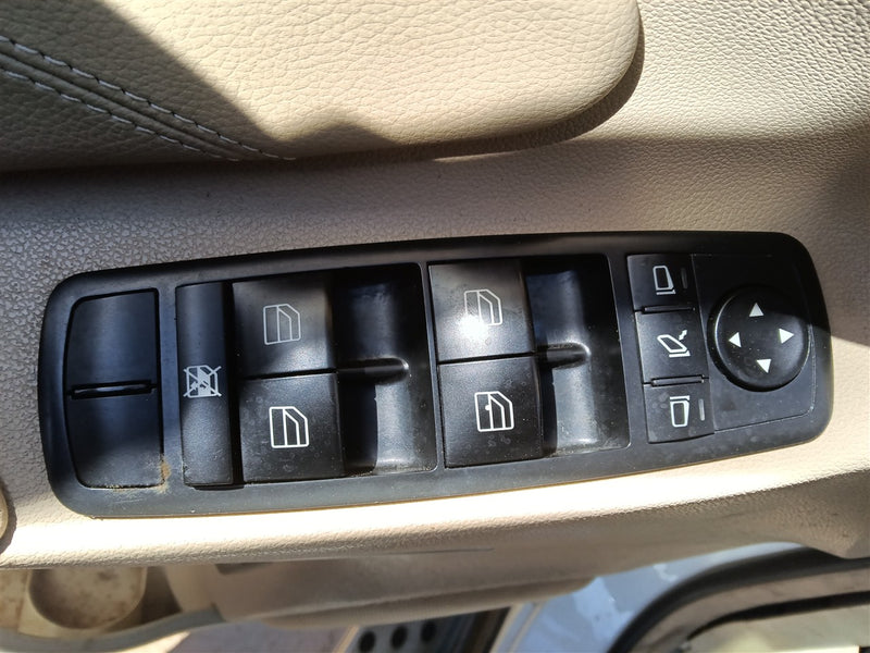 2006 thru 2011 Mercedes Benz Mercedes ML Class Driver Side Left Front Door Window Master Switch 164 Type Driver s with power