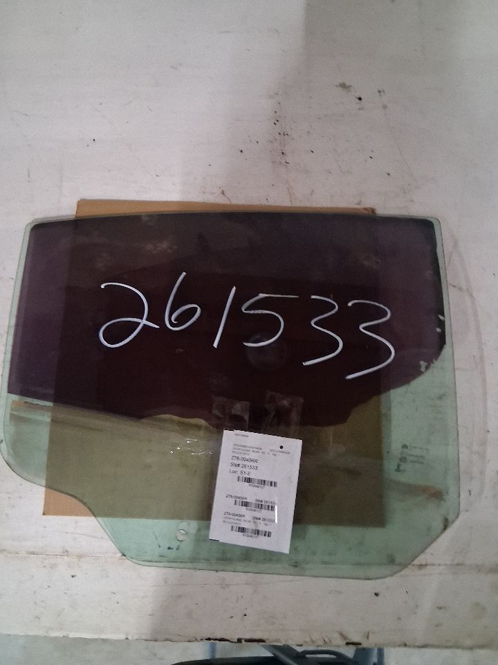 Used OEM Passenger Side Right Door Glass, Rear from 2012 Dodge Charger