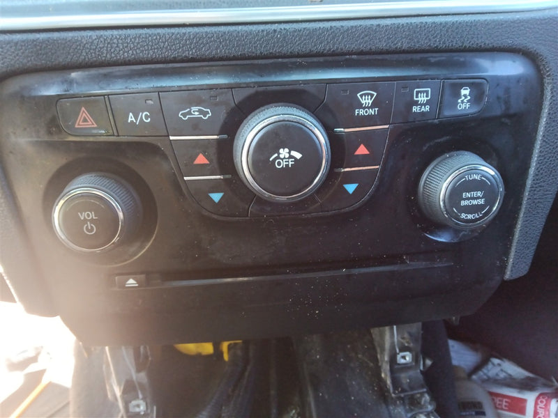 2011 2012 2013 2014 Dodge Charger AC Heater Temperature Climate Control Unit face plate radio and ID 1QH08DX9AE