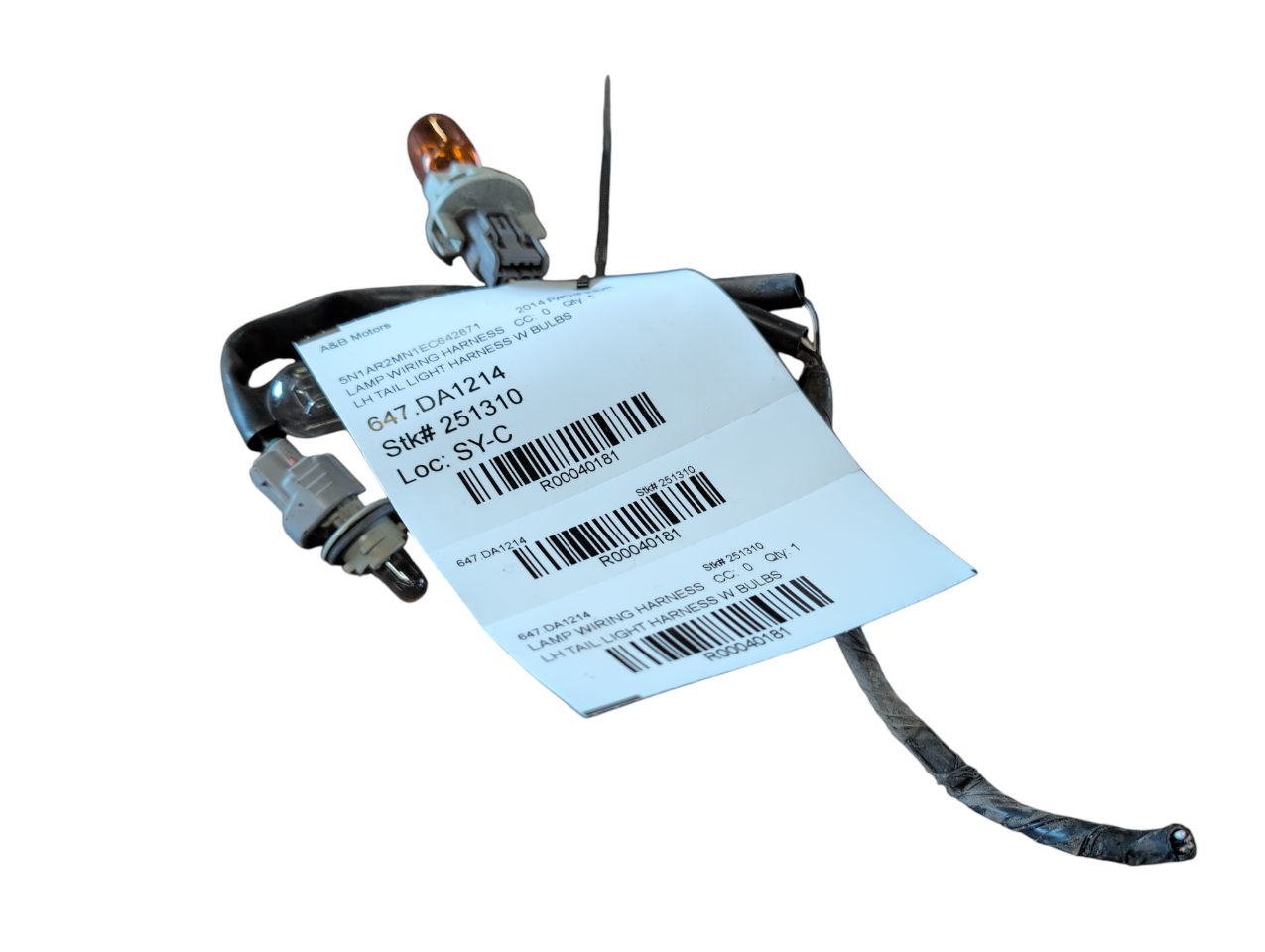 2014 Nissan Pathfinder Lamp Wiring Harness
