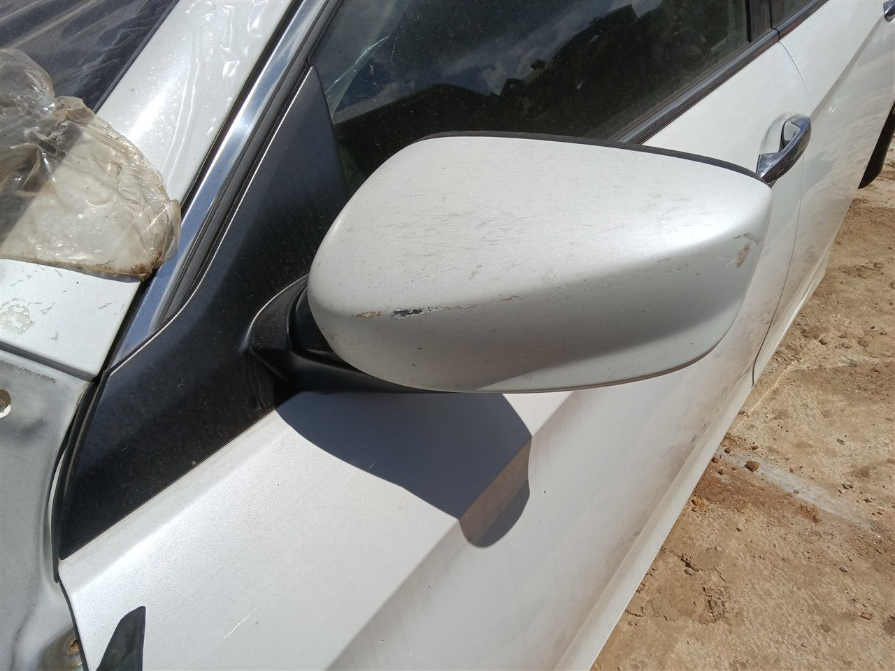2013 thru 2017 Honda Accord Left Driver Side View Door Mirror Power body colored non heated L