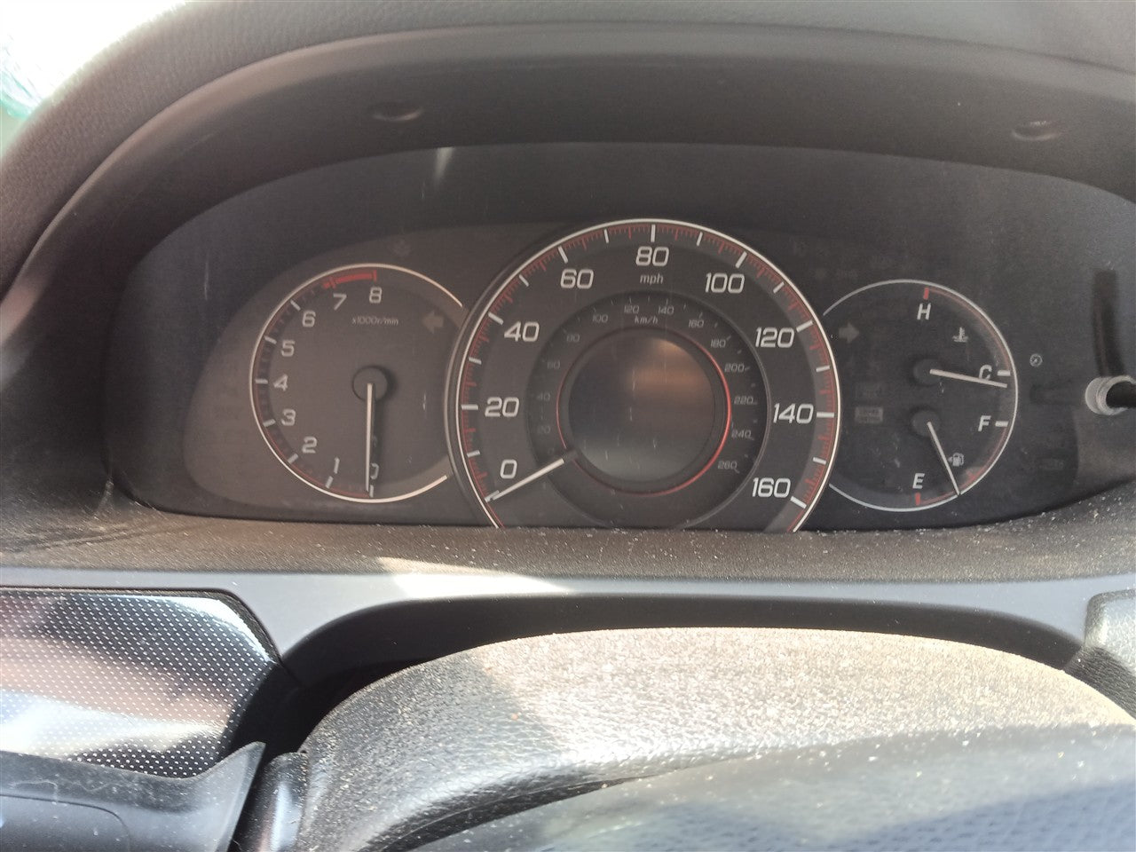 2013 Honda Accord Speedometer Instrument Gauge Cluster US market MPH Sdn 2.4L Sport