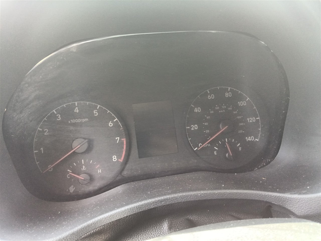 2019 2020 2021 2022 Hyundai Accent Speedometer Instrument Gauge Cluster without automatic headlamps