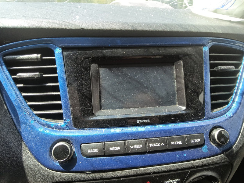 2018 thru 2022 Hyundai Accent Radio Stereo Audio Head Unit 5.0 screen ID 96180J0010URD