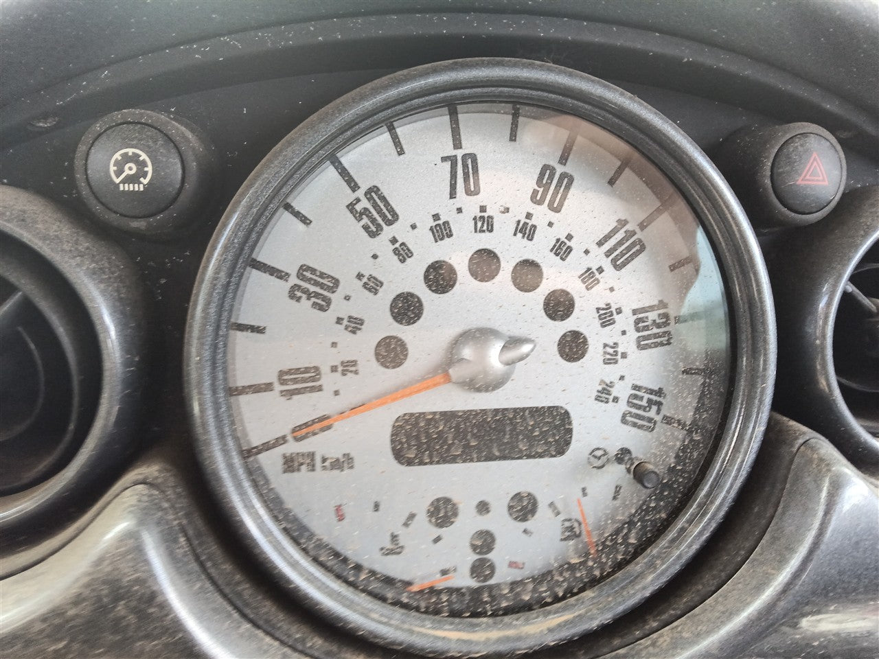 2002 thru 2008 Mini Cooper Speedometer Instrument Gauge Cluster without navigation system