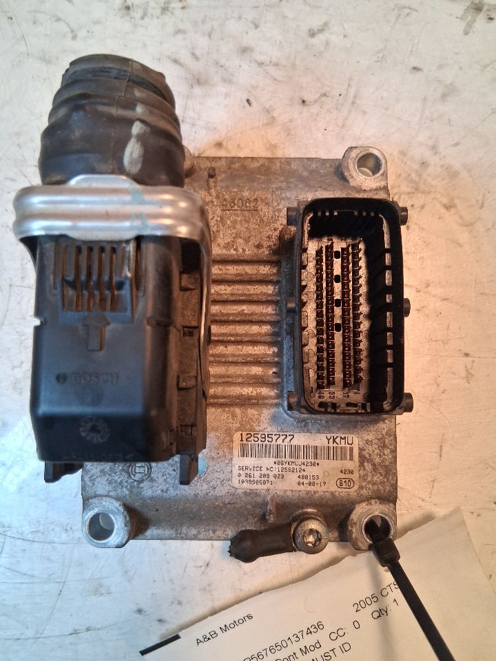 2005 2006 2007 Cadillac STS, Cadillac CTS Engine Control Module ECU ECM PCM Electronic