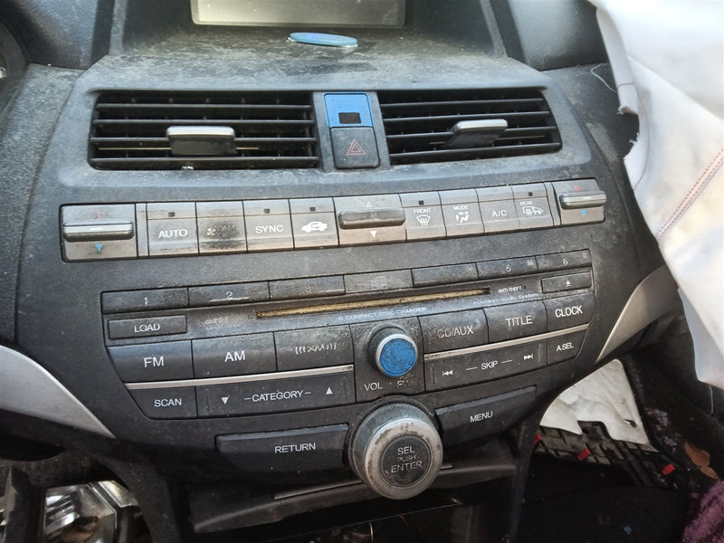 2010 2011 2012 Honda Accord Radio Stereo Audio Head Unit assembly Cpe 2.4L EX L leather