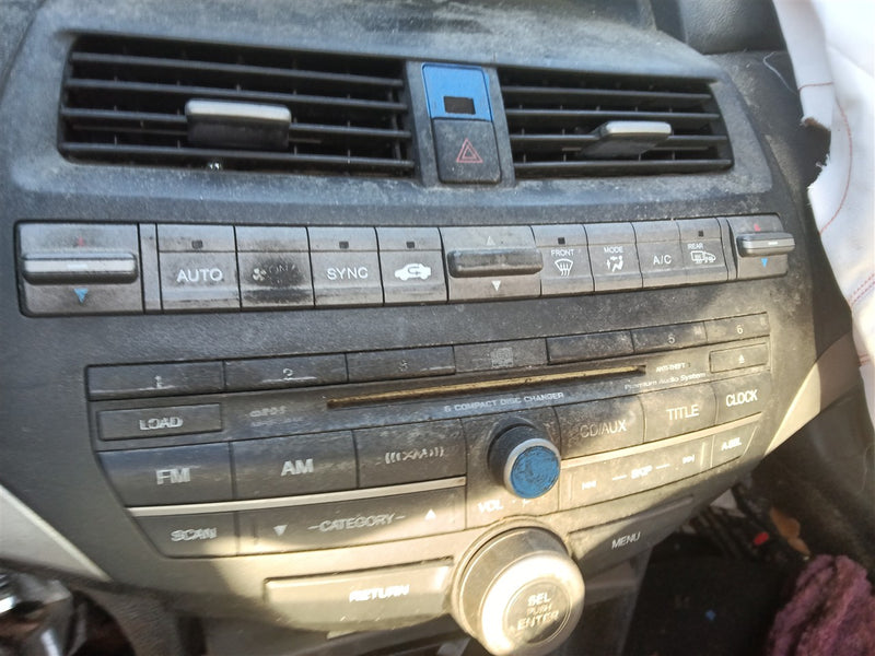 2008 thru 2012 Honda Accord AC Heater Temperature Climate Control Unit without navigation US market EX L leather