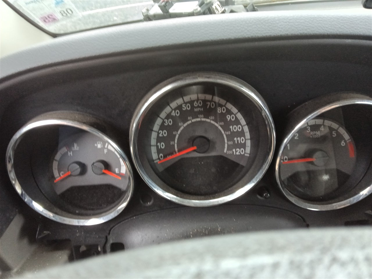2010 Dodge Caliber Speedometer Instrument Gauge Cluster MPH electric locks