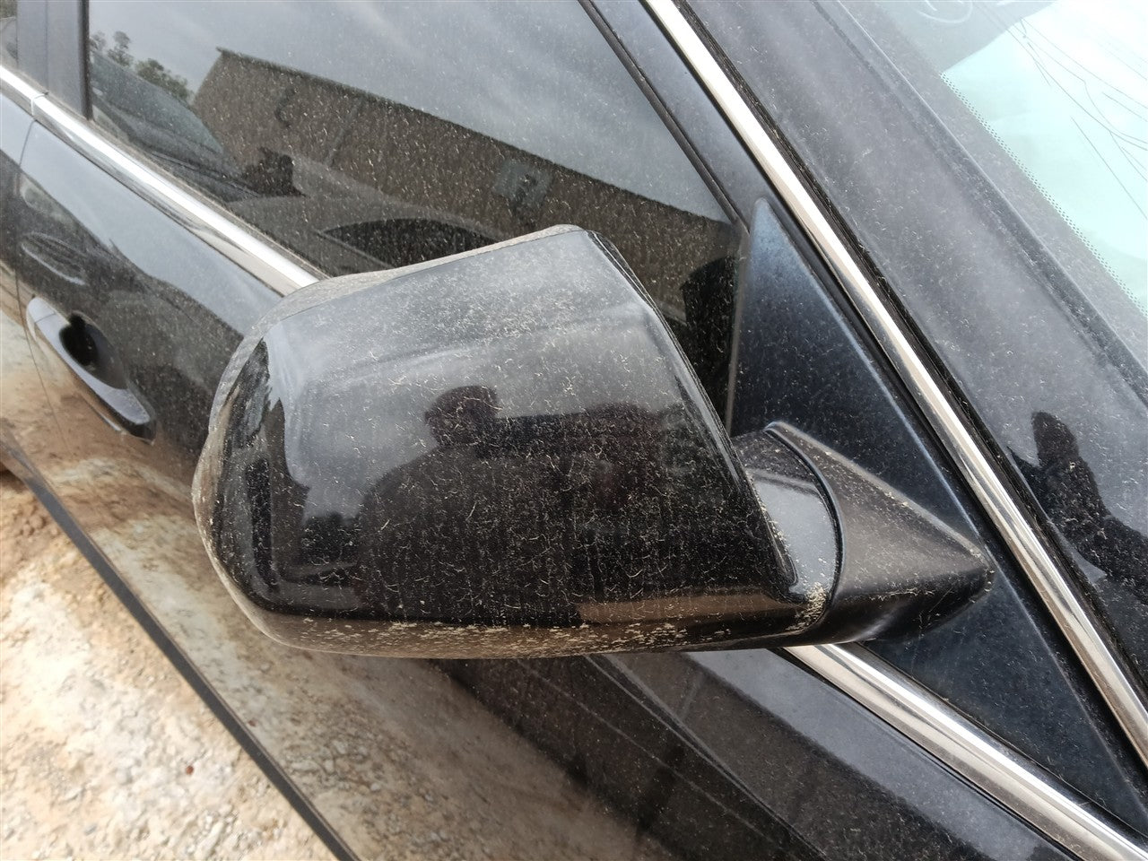 2008 thru 2014 Cadillac CTS Right Passenger Side View Door Mirror Power without memory seat R