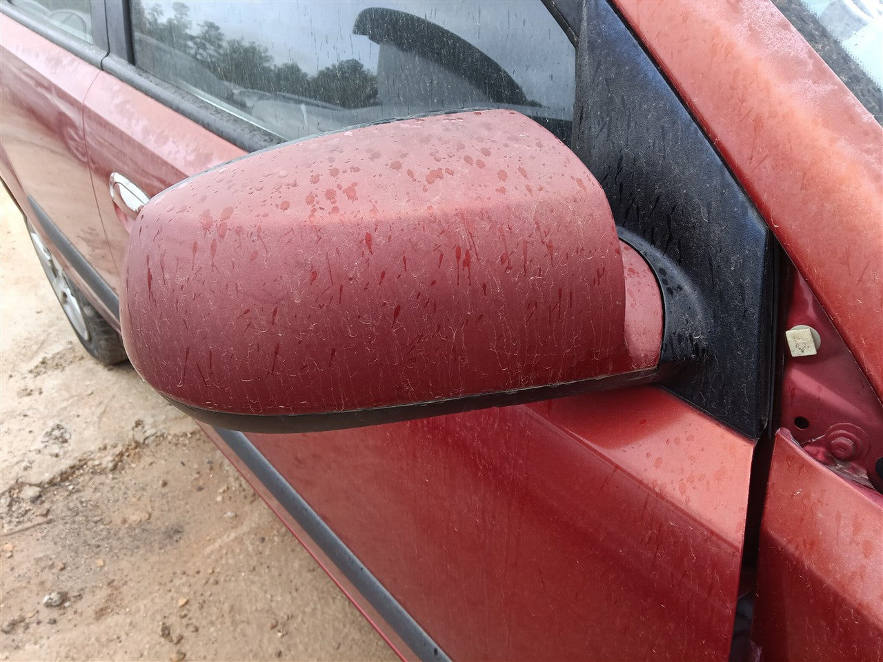 2006 2007 2008 2009 KIA RIO Right Passenger Side View Door Mirror Lever R