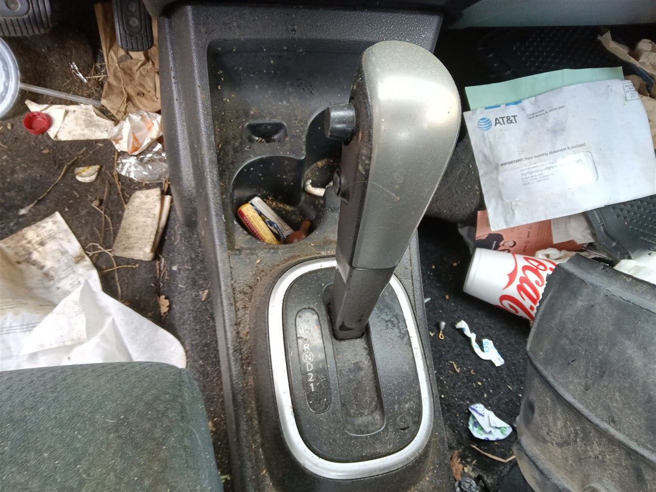 2012 Nissan Versa Transmission Gear Shifter Assembly