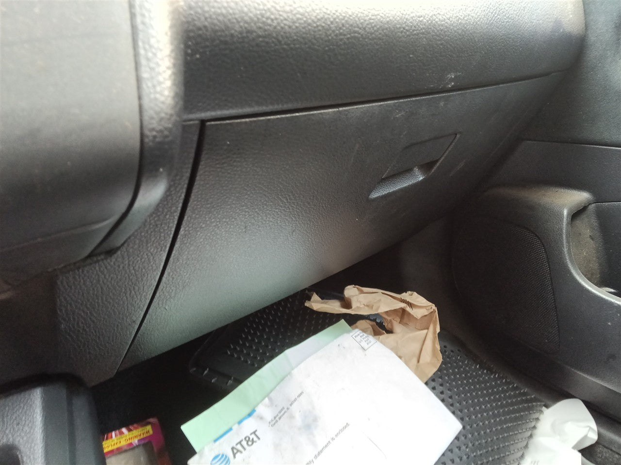 2012 Nissan Versa Glove Box Compartment
