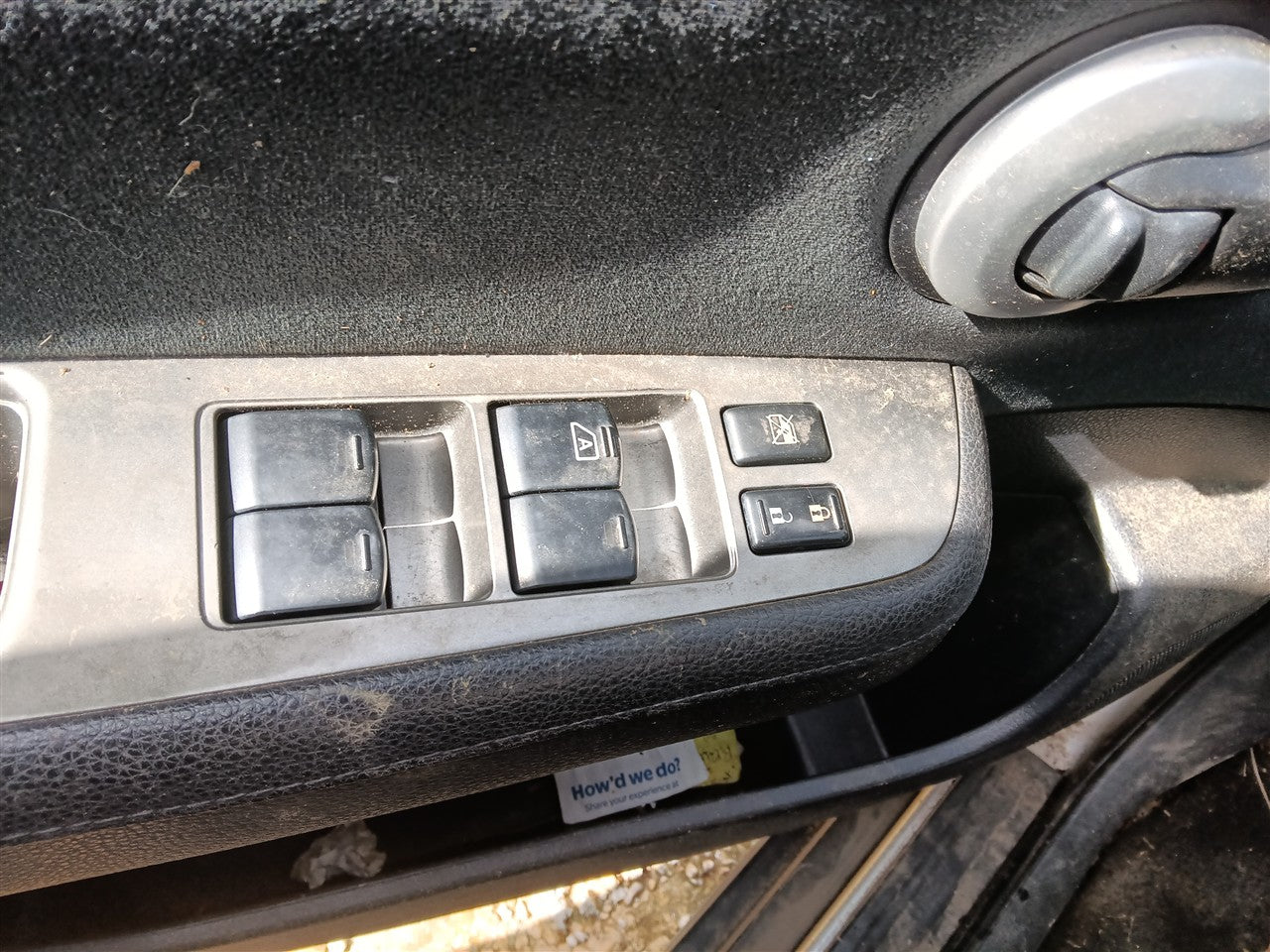 2010 2011 2012 Nissan Versa Driver Side Left Front Door Window Master Switch Driver s lock and