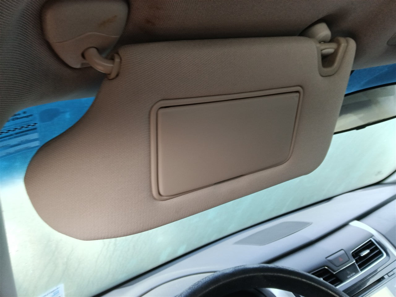 2013 thru 2018 Nissan Altima Driver Side Left Sun Visor L