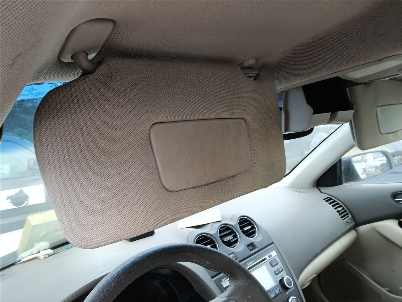 2010 2011 2012 Nissan Altima Driver Side Left Sun Visor Sdn with illumination L