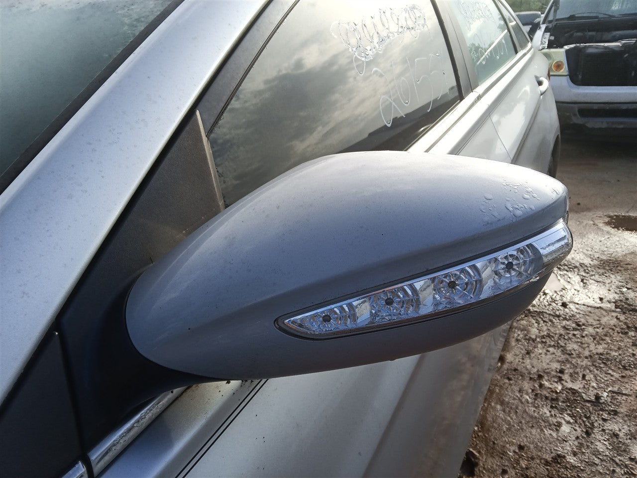 2011 thru 2015 Hyundai Sonata Left Driver Side View Door Mirror Power