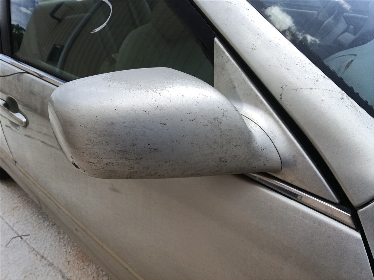 2002 thru 2006 Toyota Camry Right Passenger Side View Door Mirror Power non heated R North America built