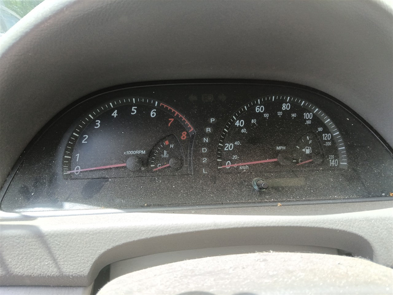 2002 2003 2004 Toyota Camry Speedometer Instrument Gauge Cluster MPH 4 cylinder AT