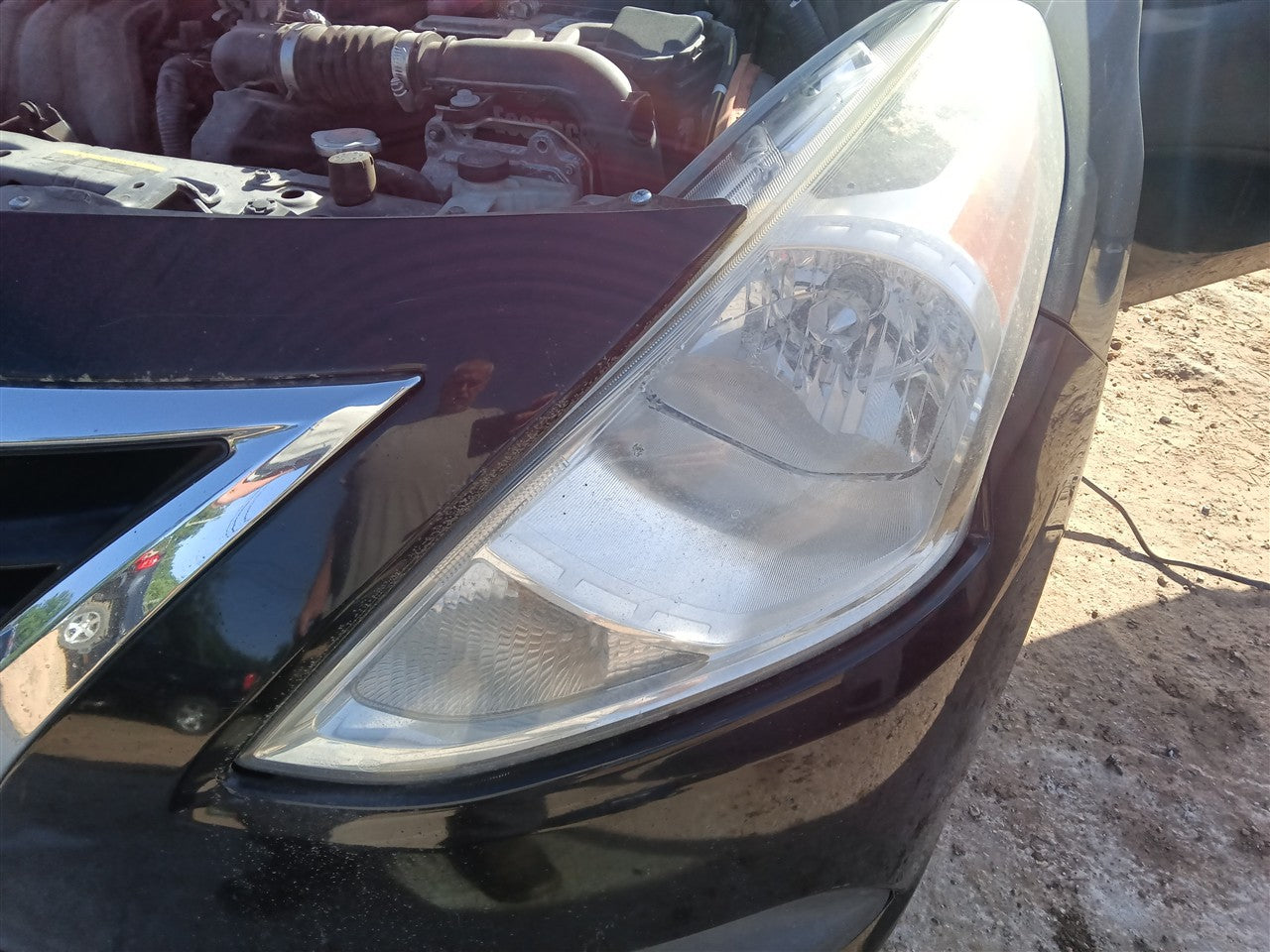 2015 thru 2019 Nissan Versa Driver Side Left Headlight Headlamp Assembly L