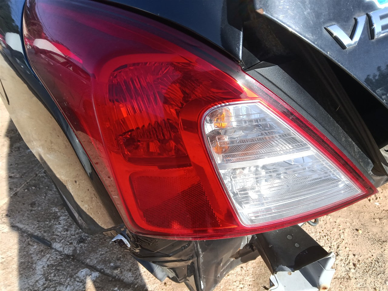 2012 thru 2019 Nissan Versa Driver Side Left Tail Light Lamp Assembly quarter panel mounted L