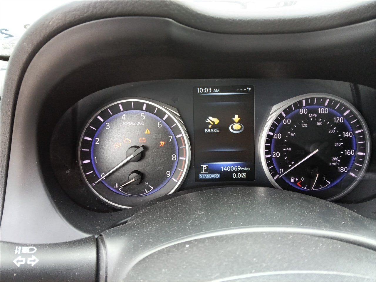2017 Infiniti Q50 Speedometer Instrument Gauge Cluster 3.0L MPH