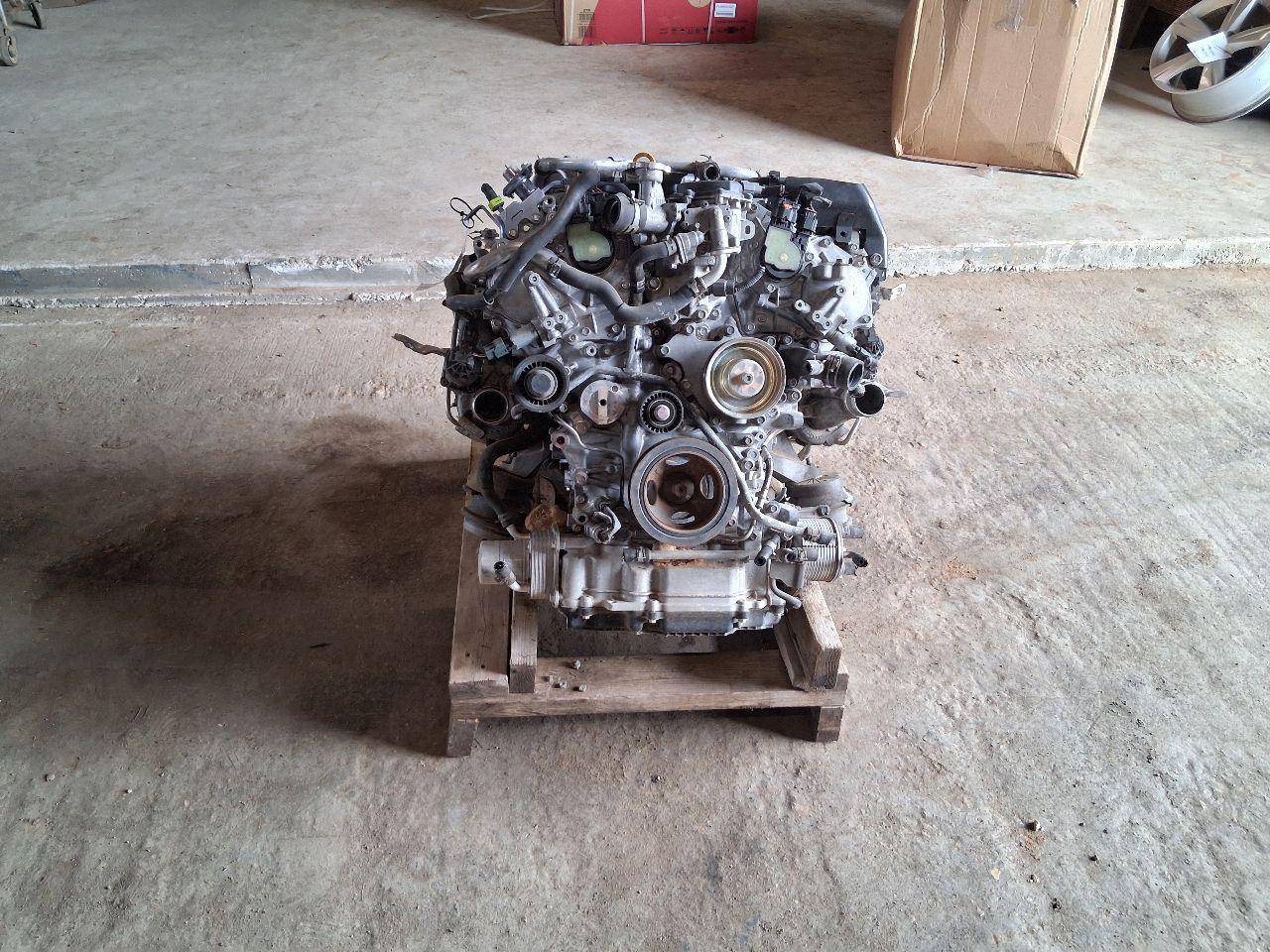 2017 thru 2023 Infiniti Q50, Infiniti Q60 Engine Motor Assembly VIN E 4th digit VR30DDTT RWD 300HP