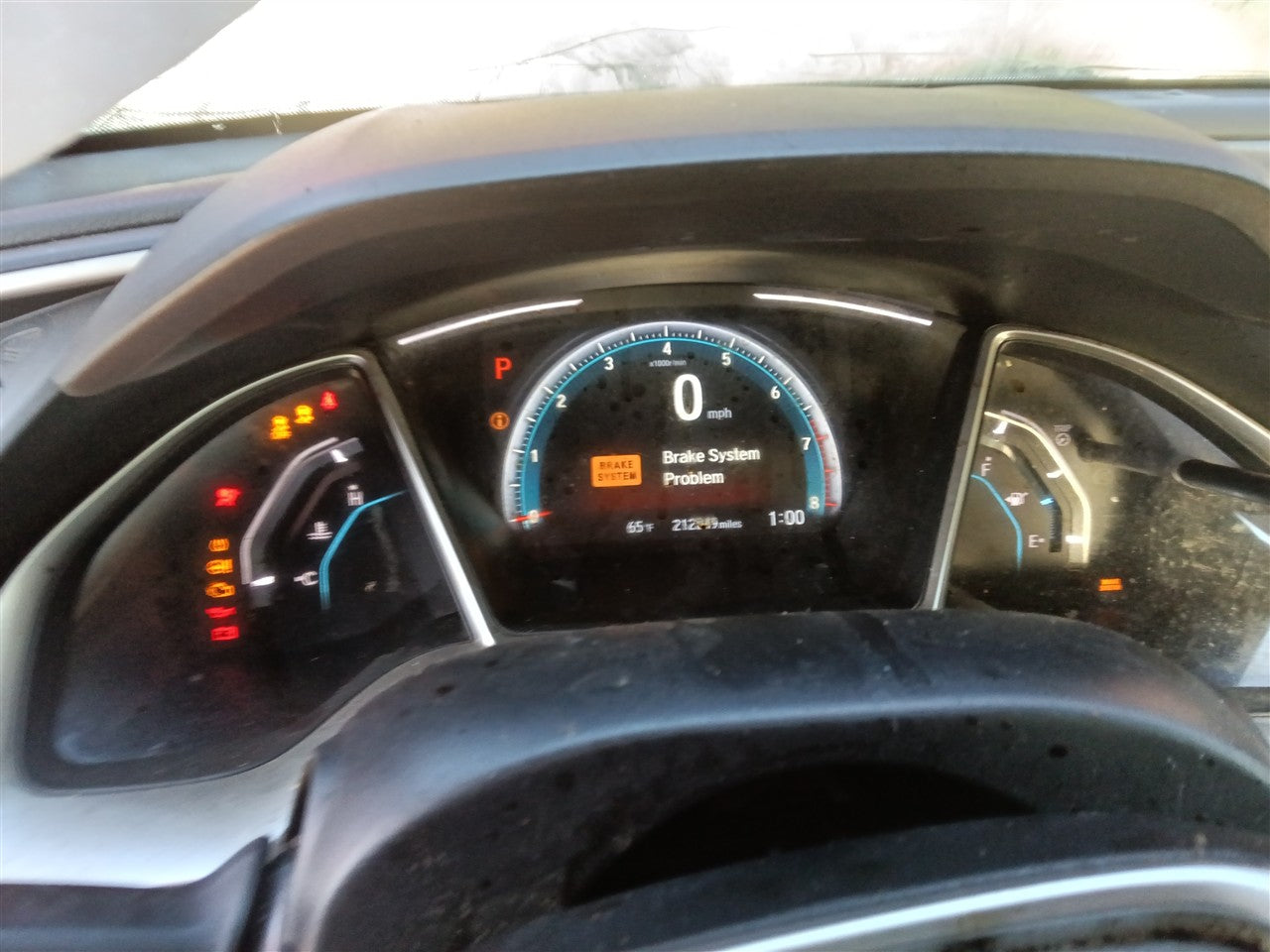 2016 2017 2018 Honda Civic Speedometer Instrument Gauge Cluster US market keyless ignition