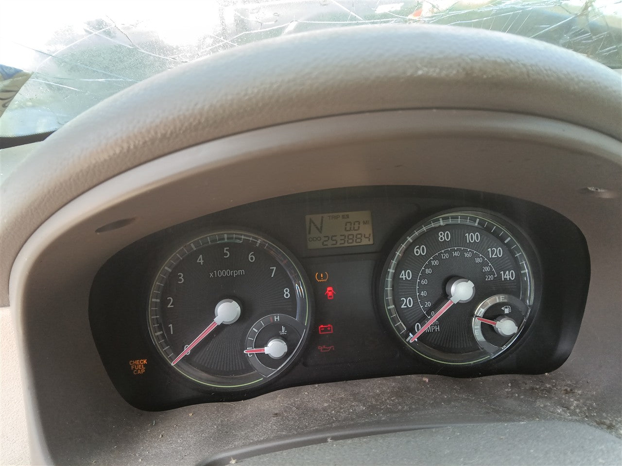 2006 2007 2008 KIA RIO Speedometer Instrument Gauge Cluster US market MPH AT