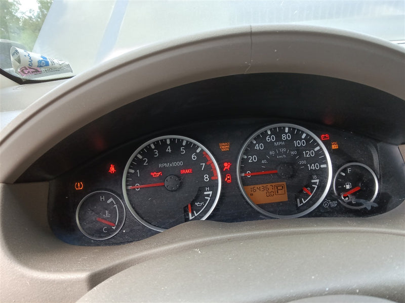 2007 2008 2009 Nissan Pathfinder, Nissan Xterra Speedometer Instrument Gauge Cluster MPH 4x2