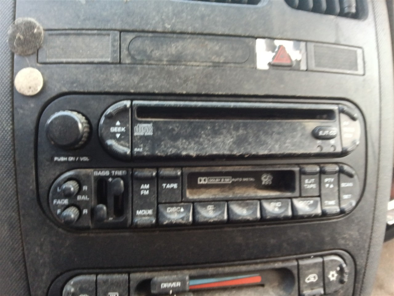 2002 thru 2010 Chrysler Town and Country, Dodge Caravan, Jeep Liberty, Dodge Viper and 18 more Radio Stereo Audio Head Unit