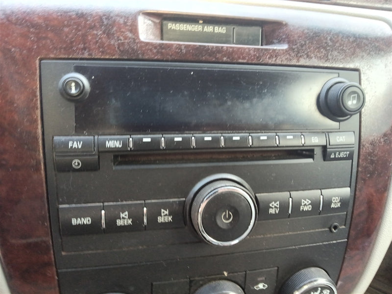 2007 2008 Chevrolet Impala, Chevrolet Monte Carlo Radio Stereo Audio Head Unit AM FM CD player MP3 opt US8