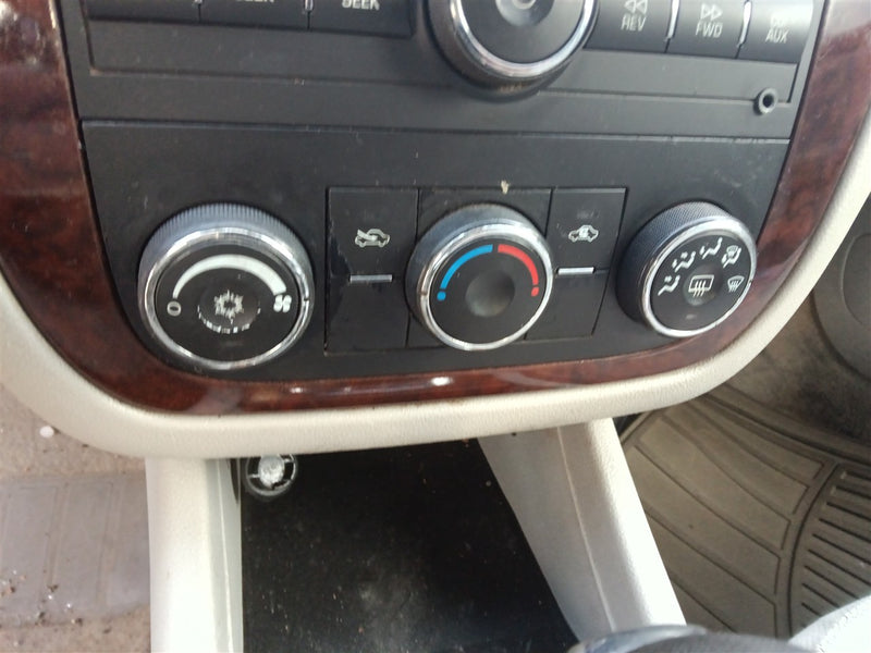 2006 2007 2008 Chevrolet Impala, Chevrolet Monte Carlo AC Heater Temperature Climate Control Unit single zone opt C67
