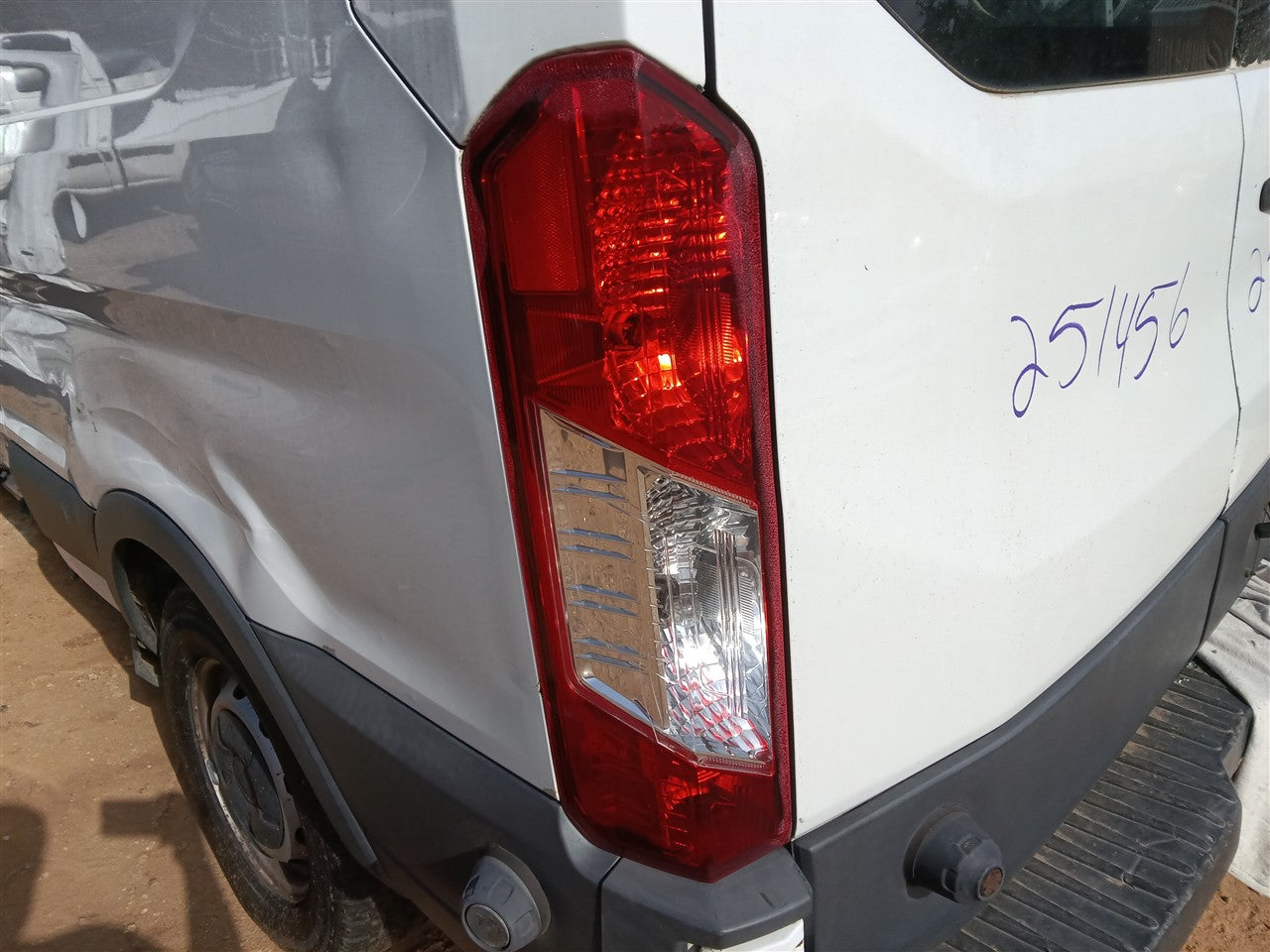 2015 thru 2025 Ford Transit 150, Ford Transit 250, Ford Transit 350, Ford E Transit Driver Side Left Tail Light Lamp