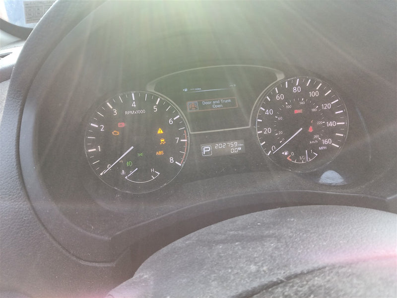 2013 Nissan Altima Speedometer Instrument Gauge Cluster Sdn MPH AT CVT