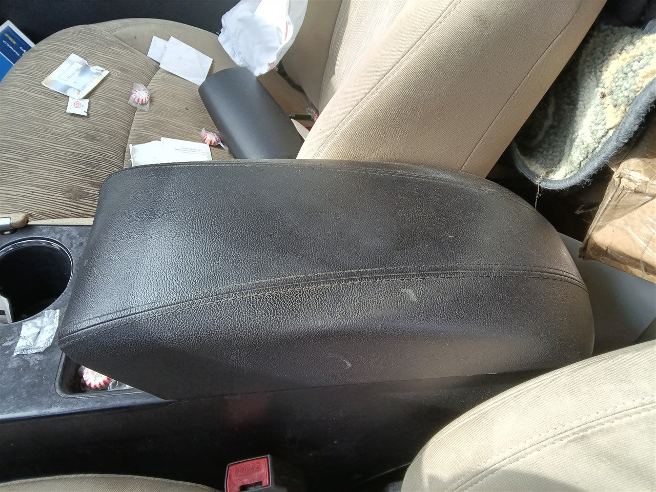 2011 2012 2013 2014 Hyundai Sonata Console Front 1 piece base
