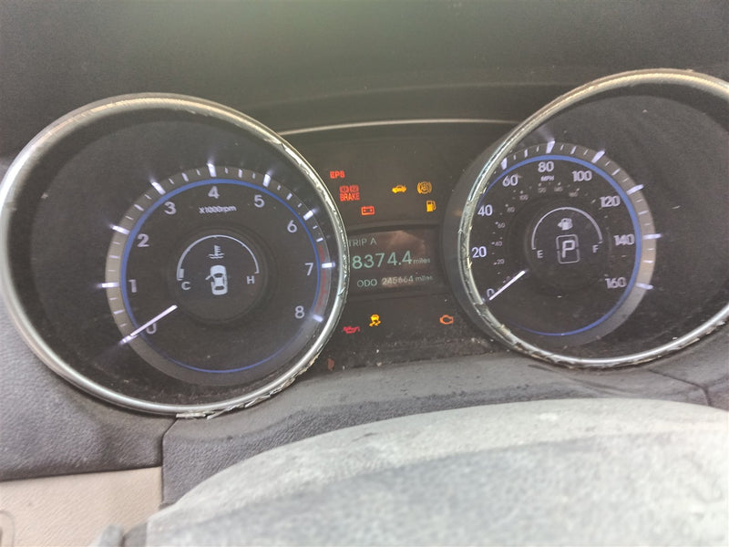 2011 2012 2013 2014 Hyundai Sonata Speedometer Instrument Gauge Cluster MPH US market 2.4L VIN C 8th digit