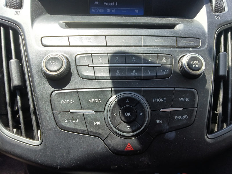 2015 thru 2019 Ford Focus, Ford Escape, Ford C MAX Radio Stereo Audio Head Unit control panel