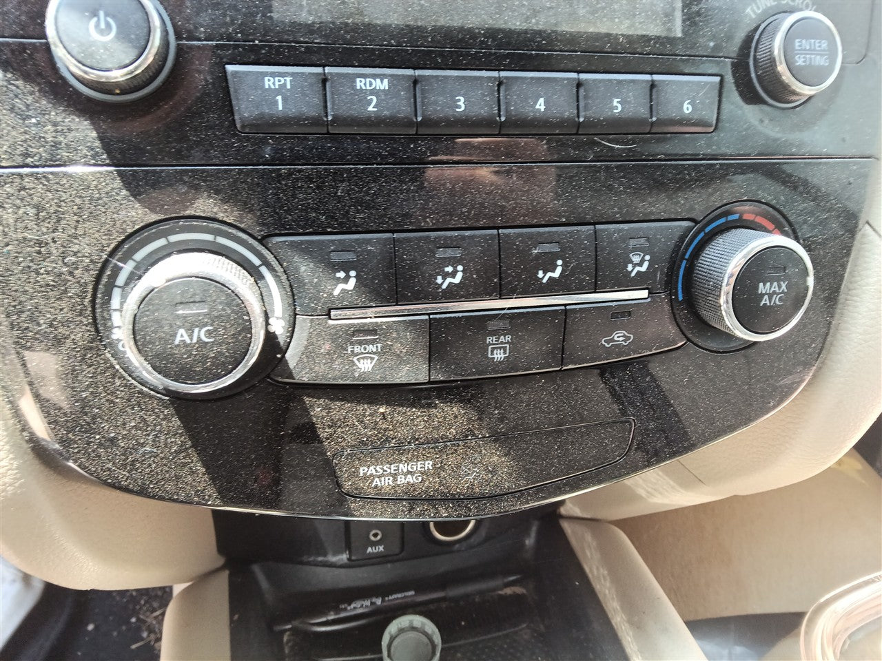 2017 thru 2023 Nissan Qashqai, Nissan Rogue Sport, Nissan Rogue AC Heater Temperature Climate Control Unit without dual zone